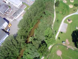 Luftbild Uferstraße Schötmar