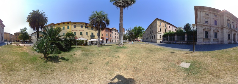 Panorama Pisa, Piazza Dante